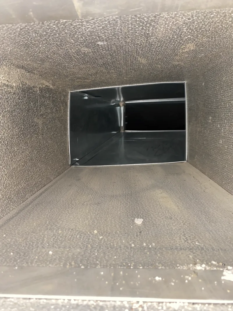 After: Clean, dust-free ductwork